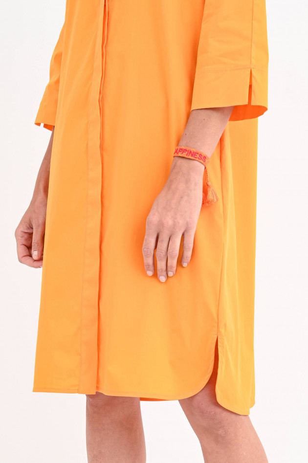 Lua Accessories Gewebtes Armband HAPPINESS in Orange/Gelb/Rot