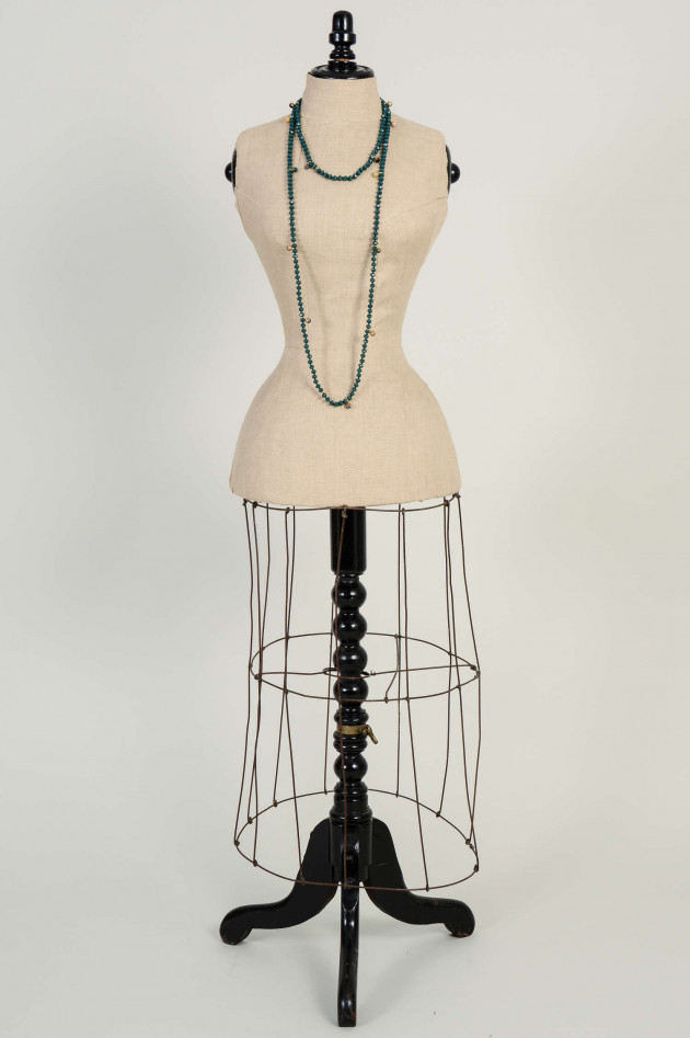 Lua Accessories Kette mit Perlenanhänger in Grün