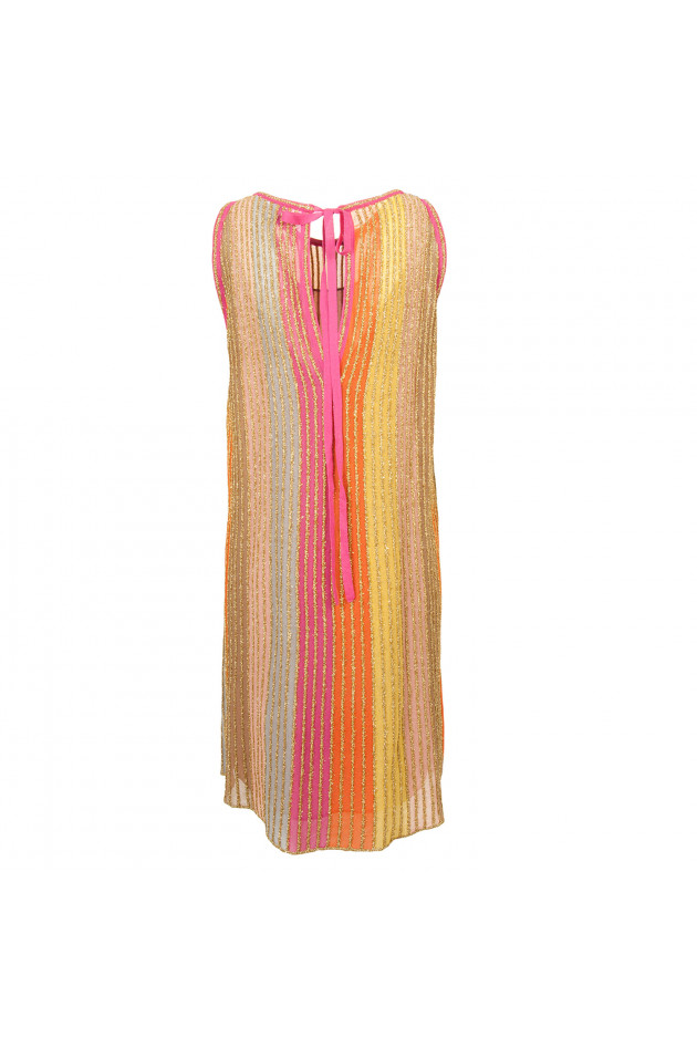 M Missoni Kleid in Pink/Orange