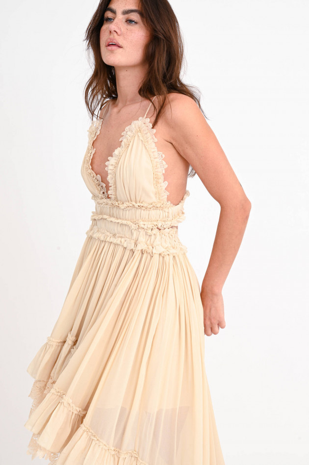 Magali Pascal Vokuhila-Kleid EMILIANA in Creme