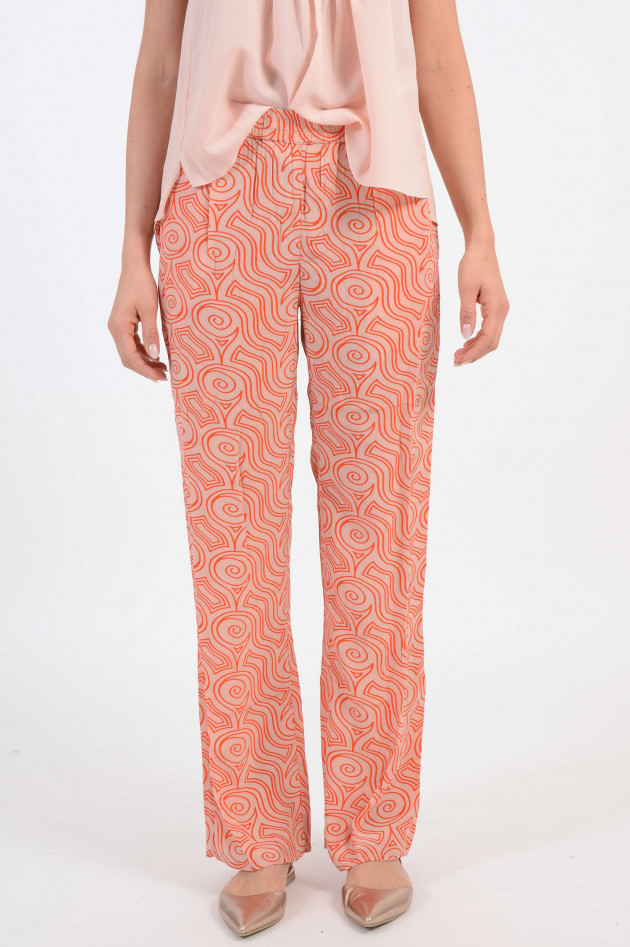 Mala Alisha Hose gemustert in Orange/Rosa