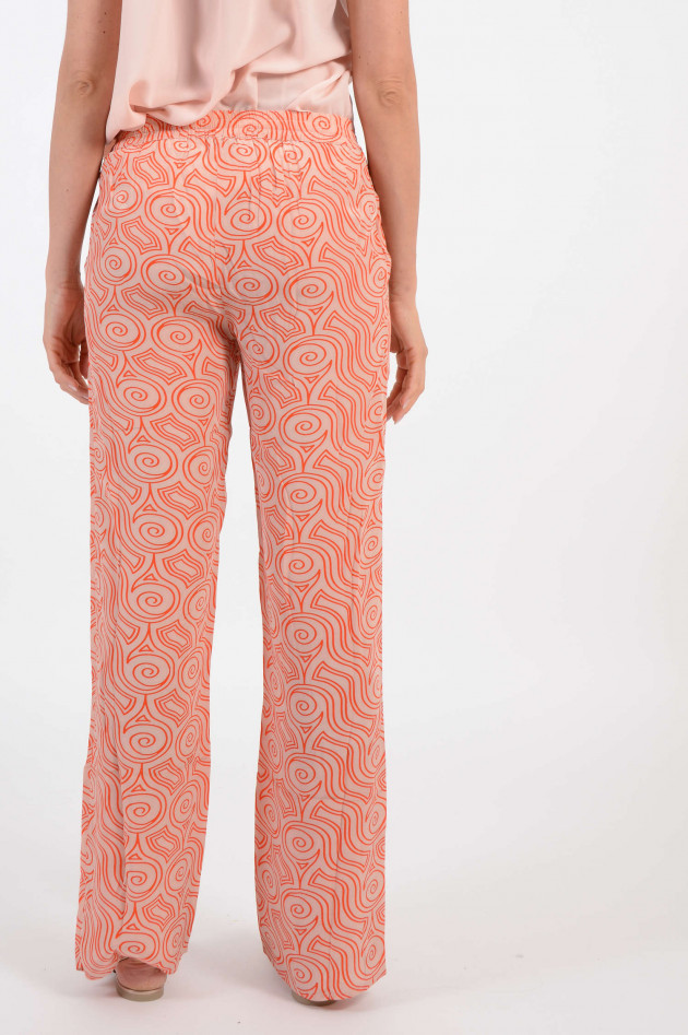 Mala Alisha Hose gemustert in Orange/Rosa