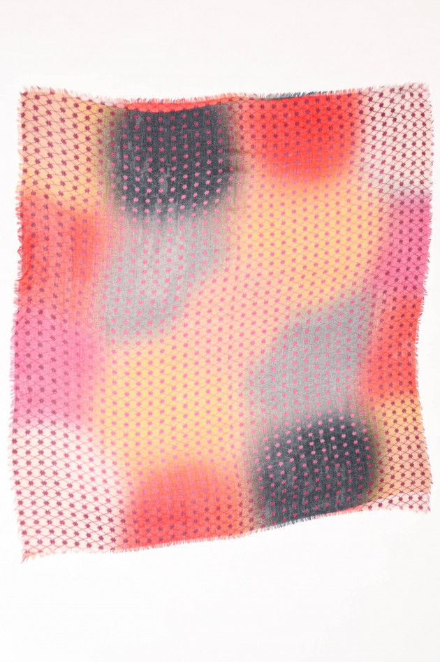Mala Alisha Tuch FLAME mit Farbverlauf in Rot/Gelb/Pink