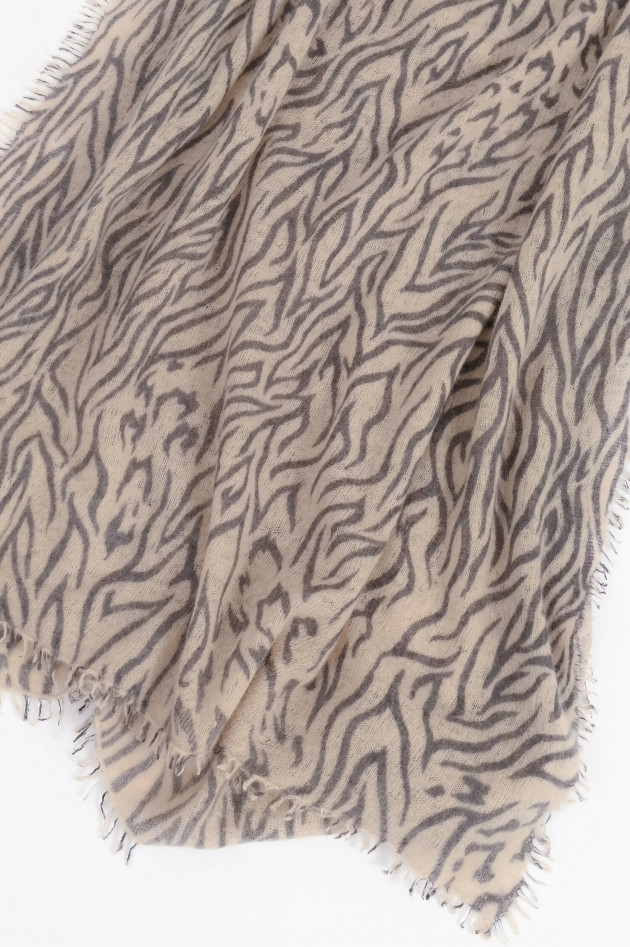 Mala Alisha Cashmere-Schal WILLOW mit Zebra Print