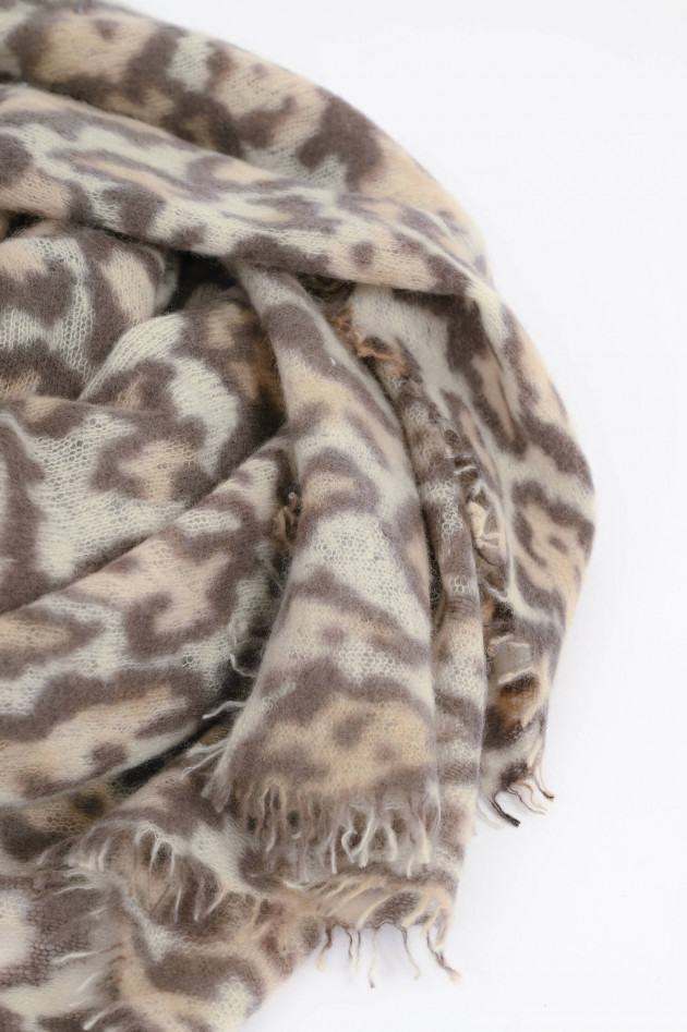 Mala Alisha Cashmere-Schal ASHER mit Leo Print