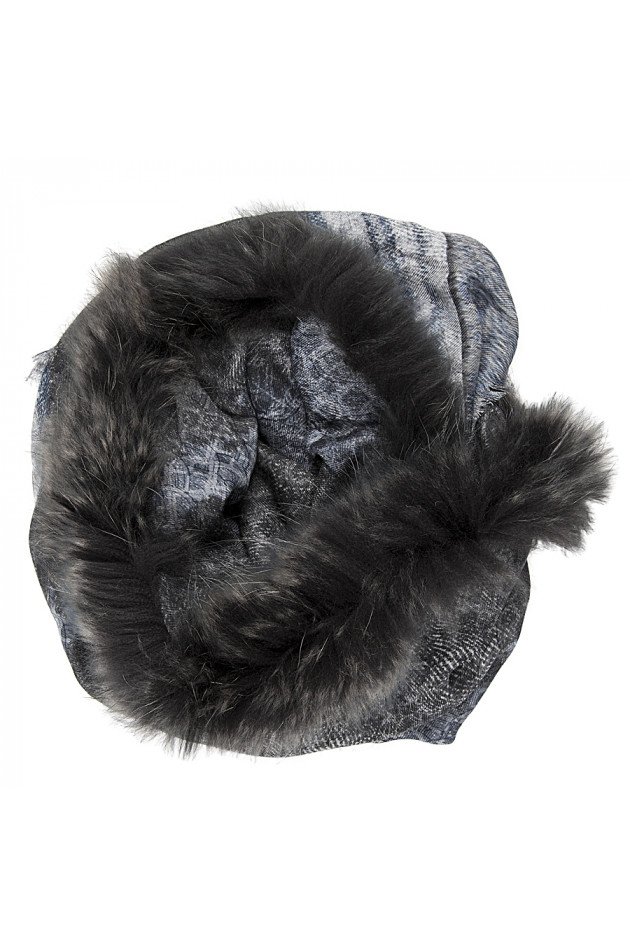 Mala Alisha Schal Streetstyle Blau