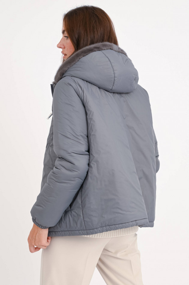 Manzoni 24 Jacke aus Nerz in Braun