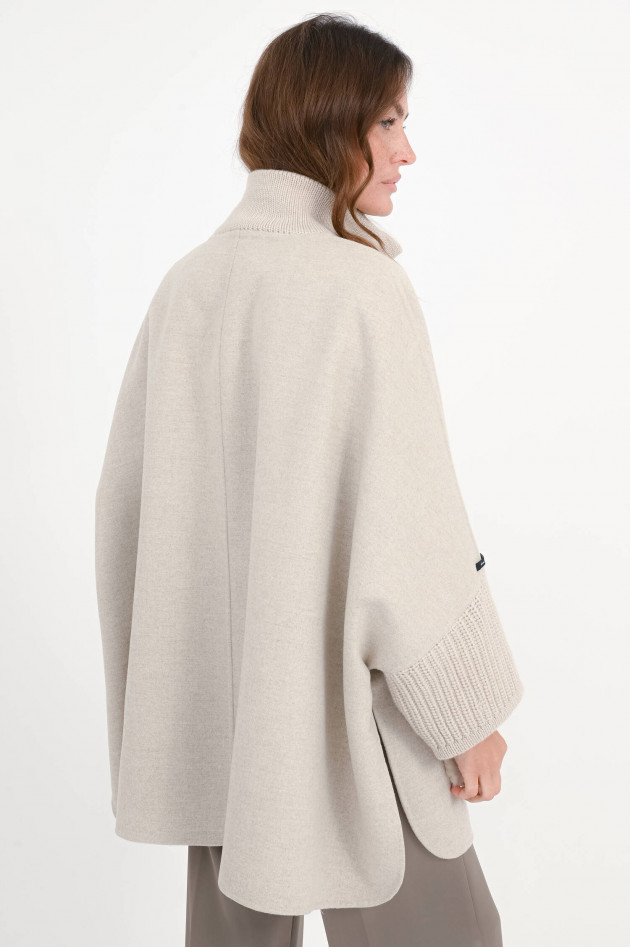Manzoni 24 Jacke/Cape mit Cashmere-Woll-Mix in Natur