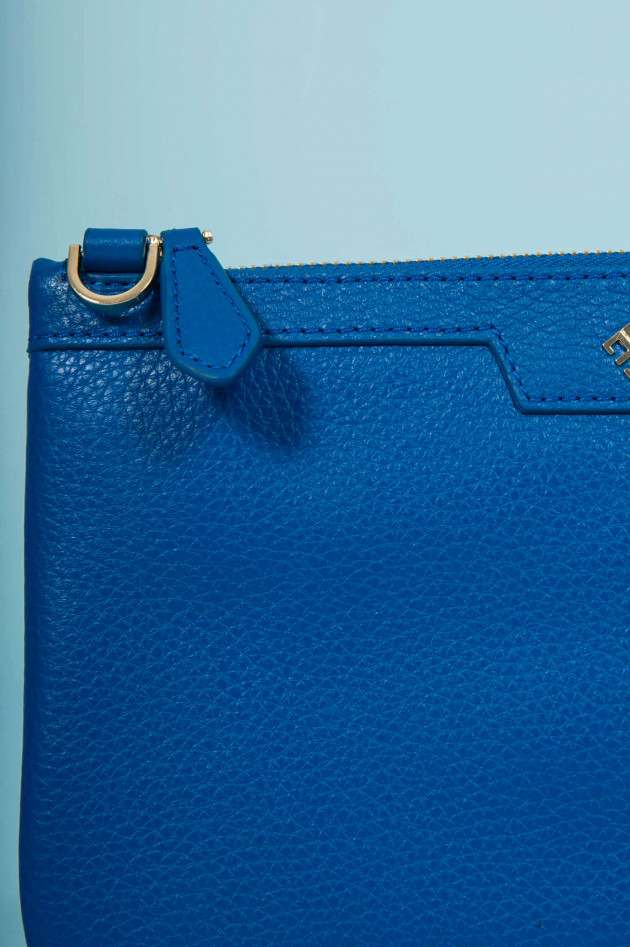 Marc Ella Clutch aus Leder in Blau