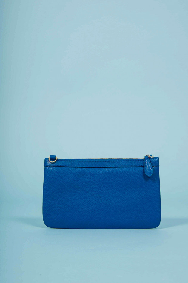 Marc Ella Clutch aus Leder in Blau