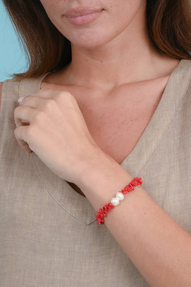 Marjana von Berlepsch Armband JUDY in Korallrot