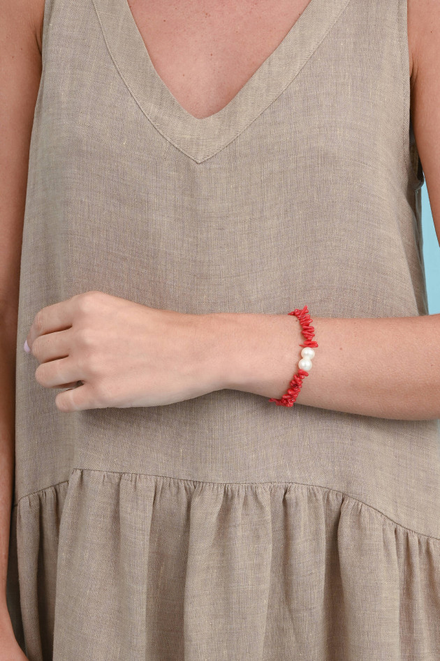 Marjana von Berlepsch Armband JUDY in Korallrot