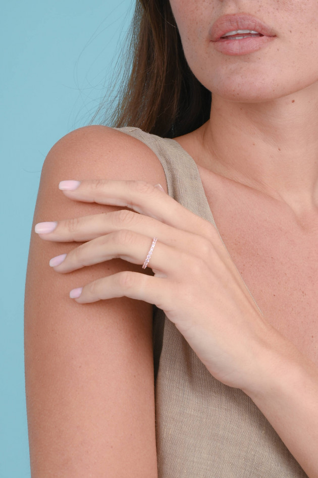 Marjana von Berlepsch Ring ASTRAL mit Swarovski-Steinchen in Rosé/Rosa