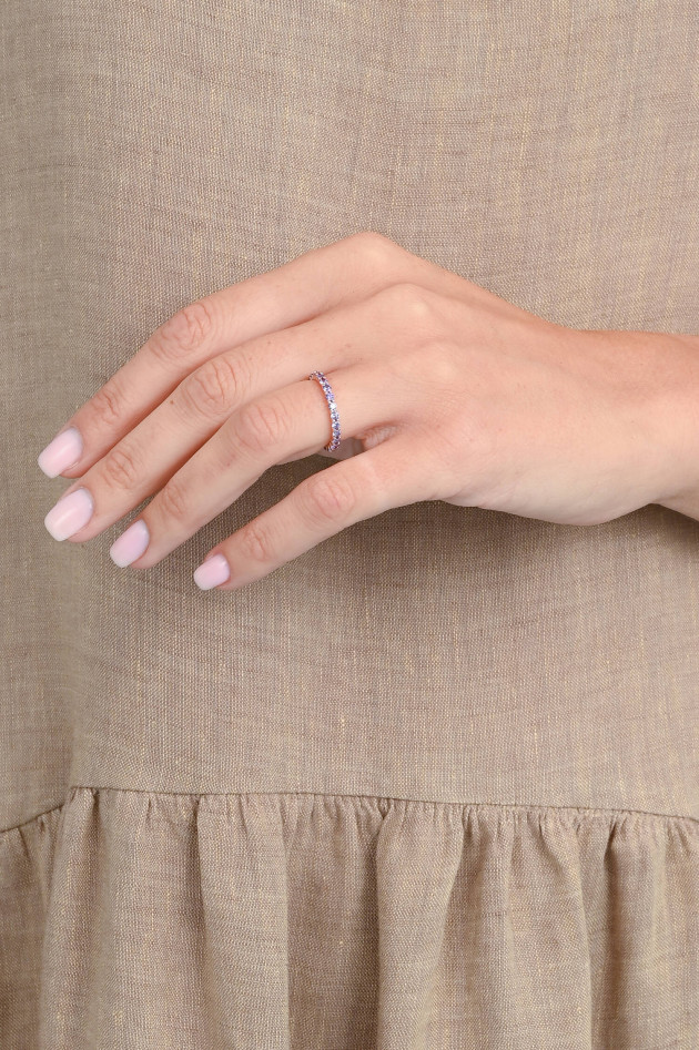 Marjana von Berlepsch Ring ASTRAL mit Swarovski-Steinchen in Rosé/Lila