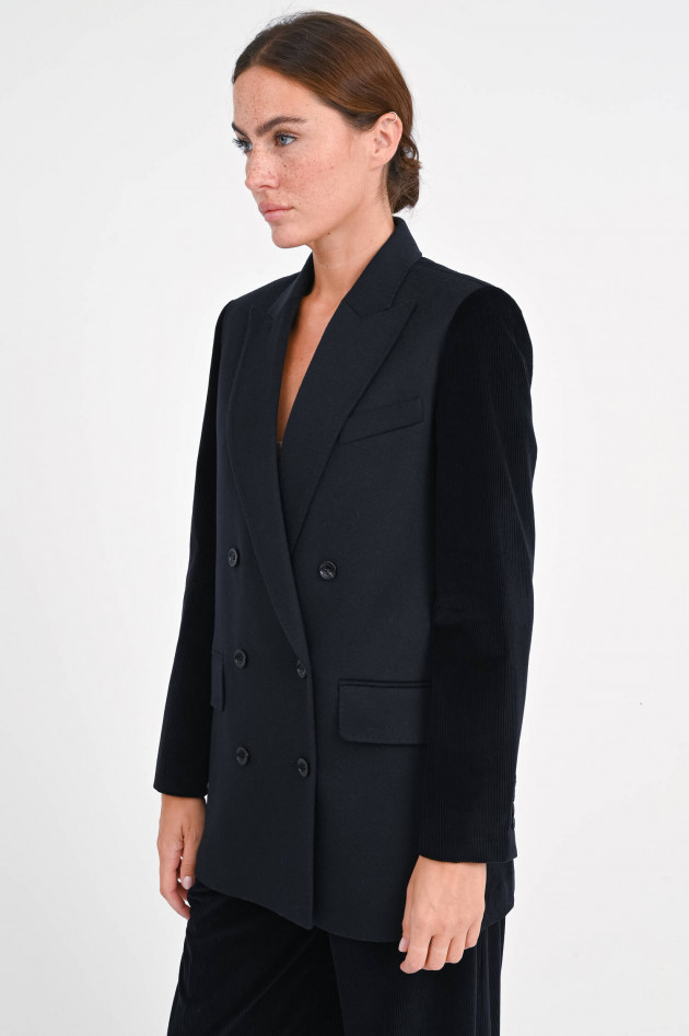 Max Mara Cord-Woll-Blazer POTENTE in Ultramarine