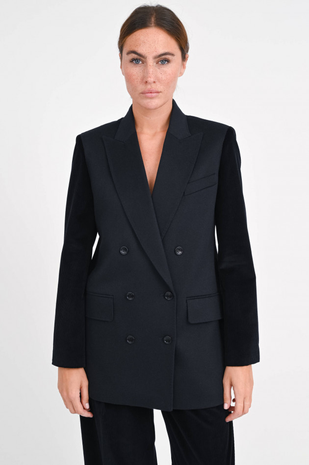 Max Mara Cord-Woll-Blazer POTENTE in Ultramarine