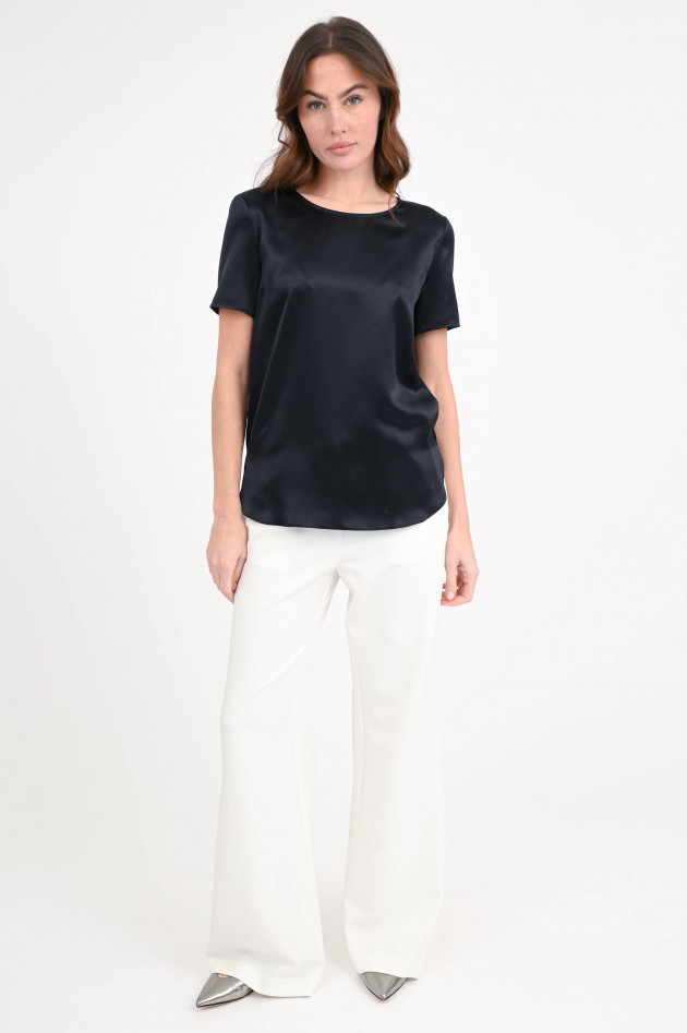 Max Mara Seidentop in Navy