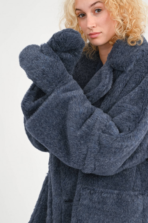 Max Mara Fäustlinge OMBRATO in Dunkelblau