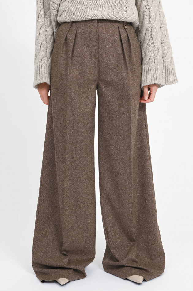 Max Mara Wide-Leg Hose BRAVA in Taback