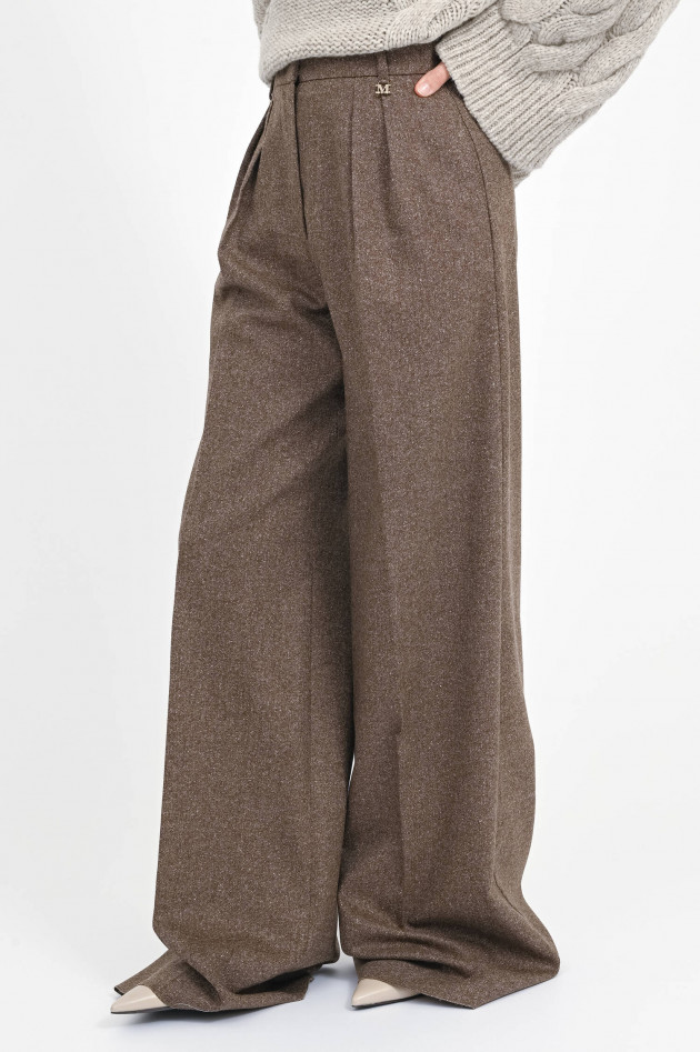 Max Mara Wide-Leg Hose BRAVA in Taback