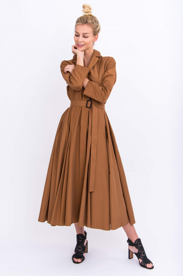 Max Mara Midi-Kleid SAVERIA in Cognac