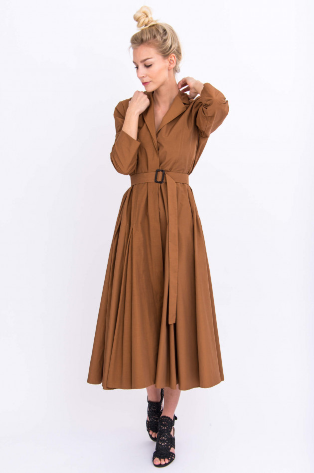 Max Mara Midi-Kleid SAVERIA in Cognac