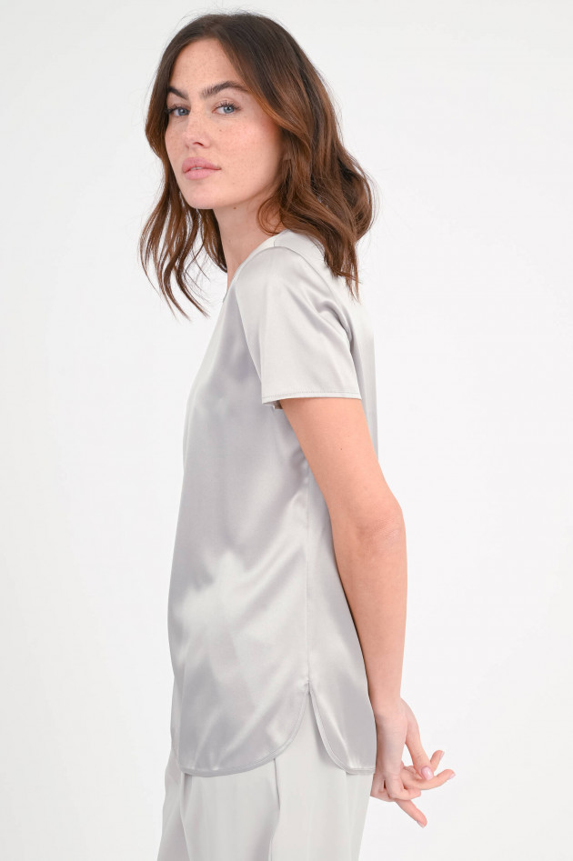 Max Mara Leisure Blusenshirt CORTONA in Perlgrau