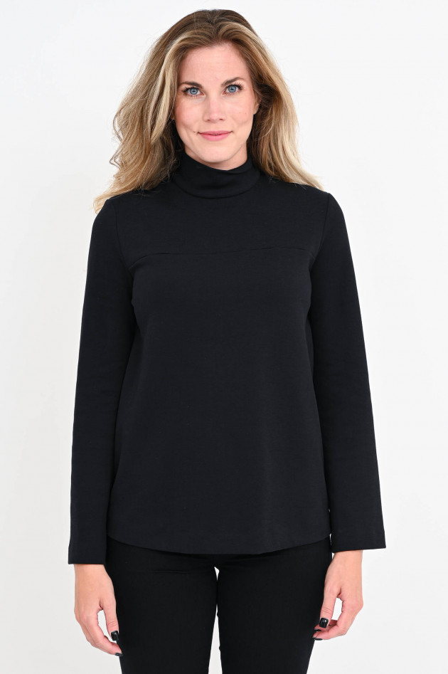 Max Mara Leisure Jersey-Blusenshirt ETHEL in Schwarz