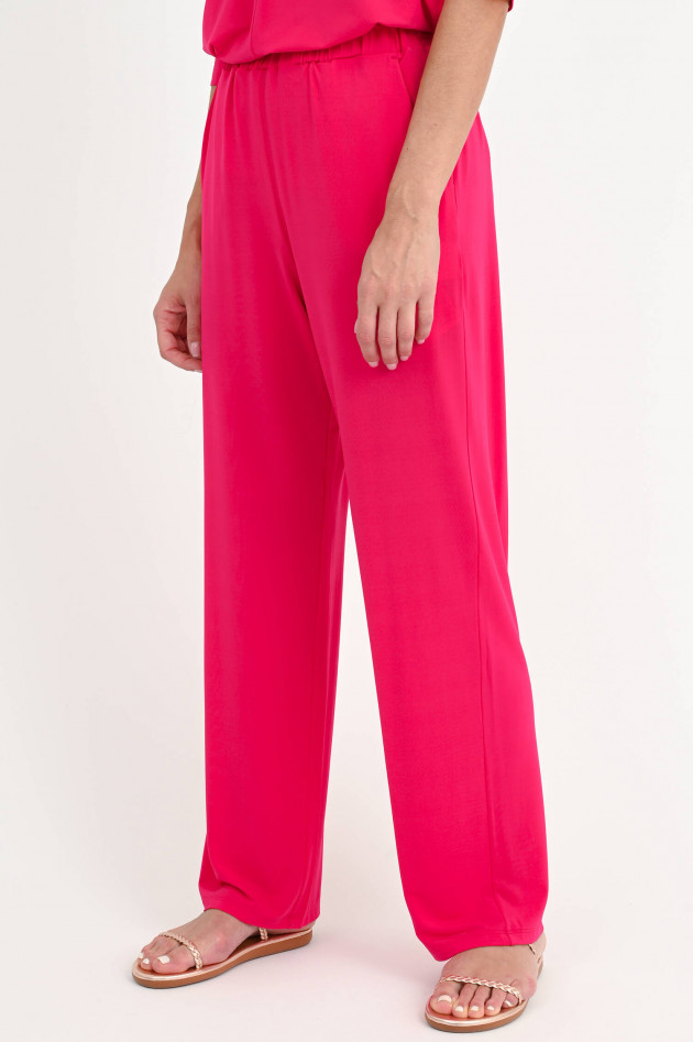 Max Mara Leisure Hose PONTILE aus Viskose in Hot Pink