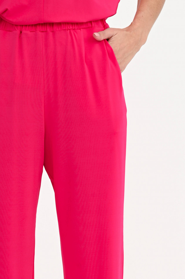 Max Mara Leisure Hose PONTILE aus Viskose in Hot Pink