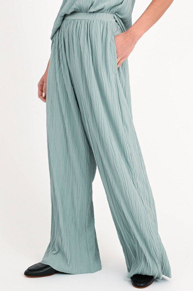 Max Mara Leisure Jersey Hose ALFONSA in Salbei