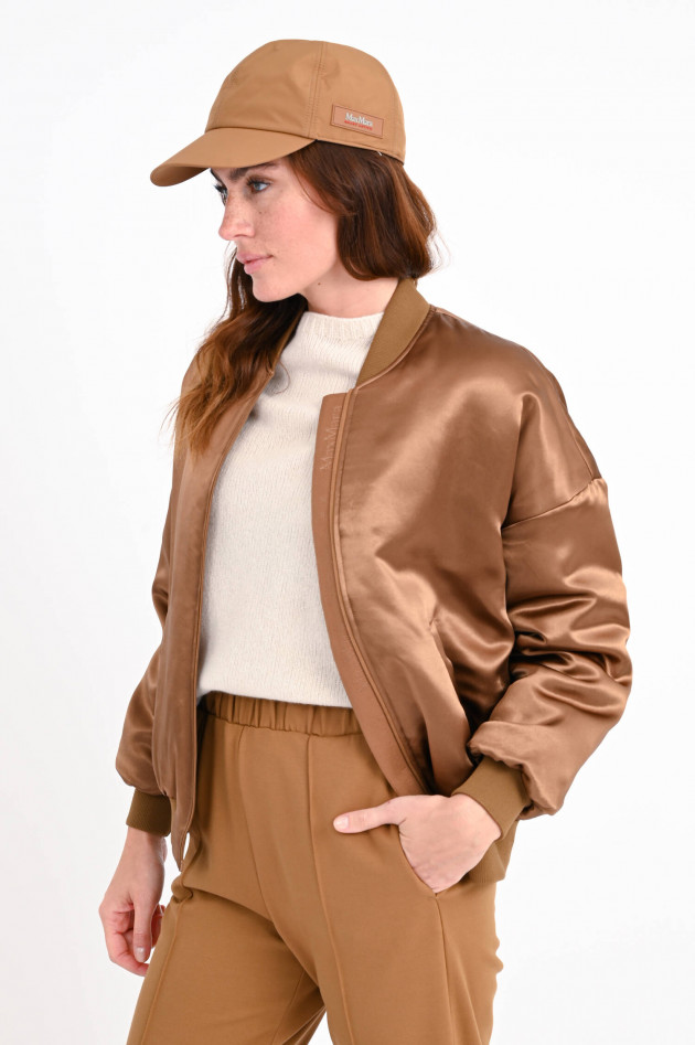 Max Mara Leisure Basecap FORMIA in Camel