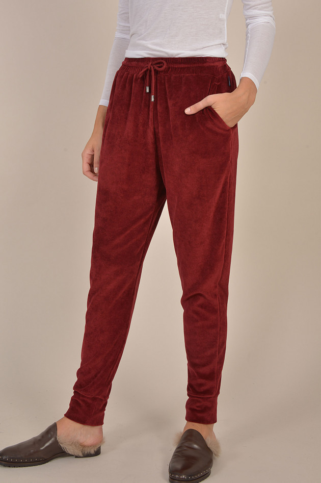 Max Mara Leisure Samthose in Rot