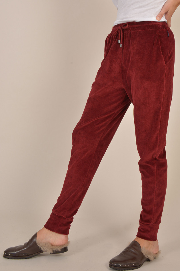 Max Mara Leisure Samthose in Rot