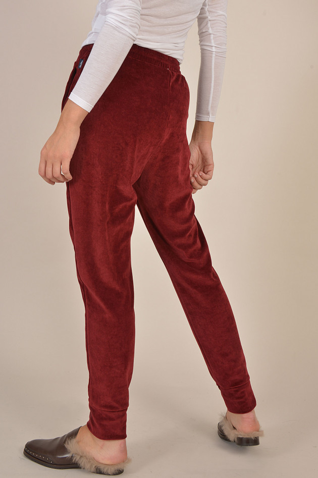 Max Mara Leisure Samthose in Rot