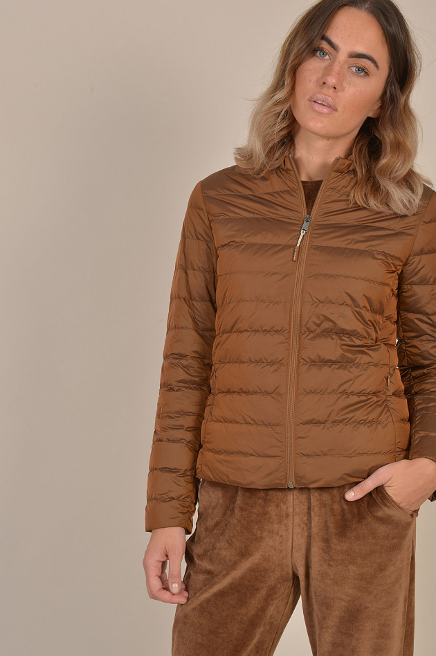 Max Mara Leisure Daunenjacke in Tabak