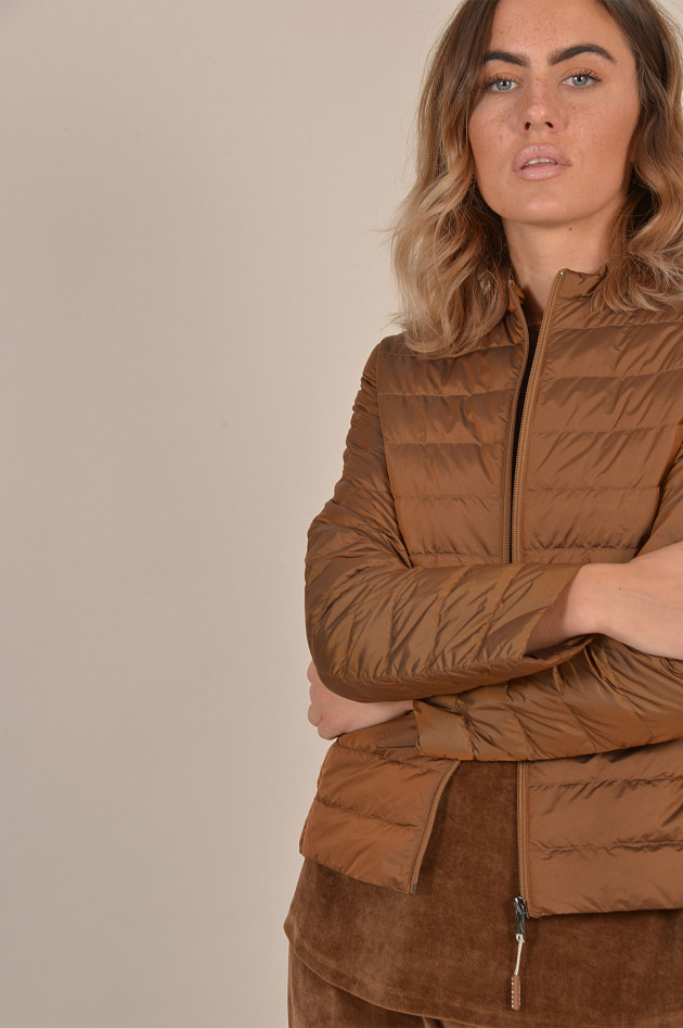 Max Mara Leisure Daunenjacke in Tabak