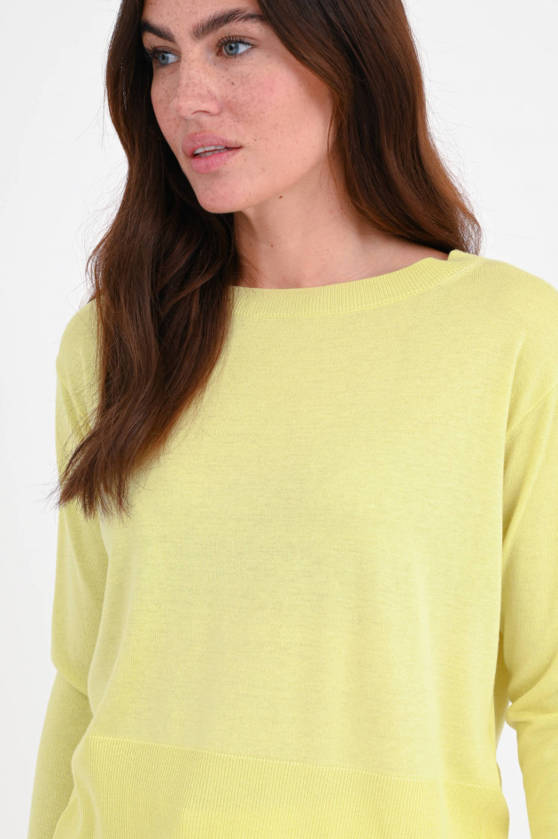 Max Mara Leisure Feinstrick Pullover PALIO in Zitronengelb