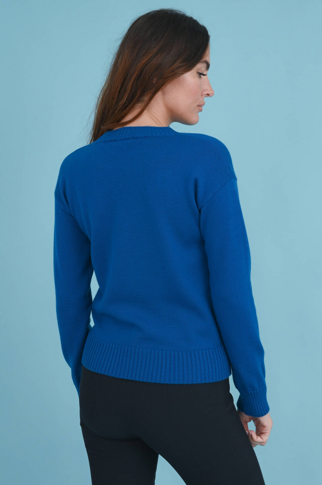 Max Mara Leisure Strickpullover FEDRA in Azurblau