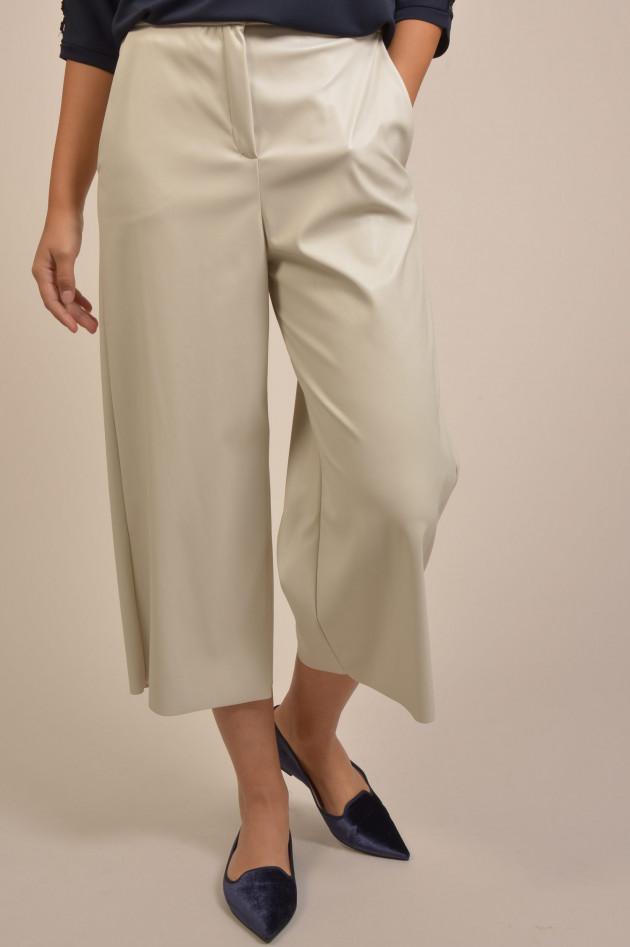 Max Mara Leisure Culotte aus Lederimitat in Beige