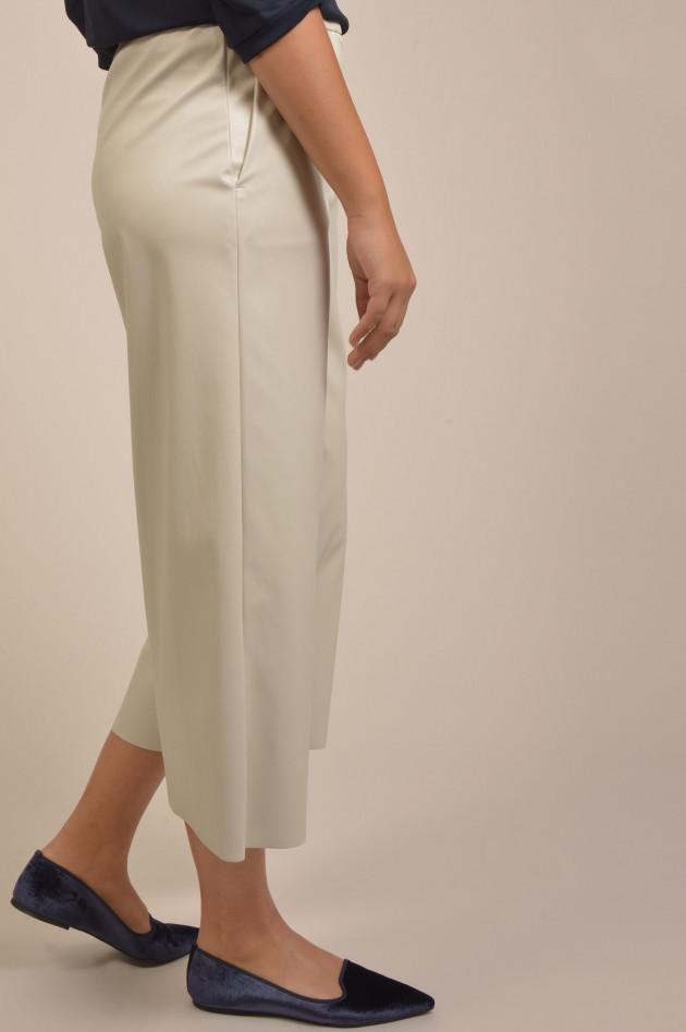 Max Mara Leisure Culotte aus Lederimitat in Beige