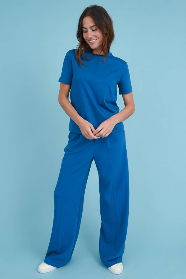 Max Mara Leisure T-Shirt MONVISO in Azurblau