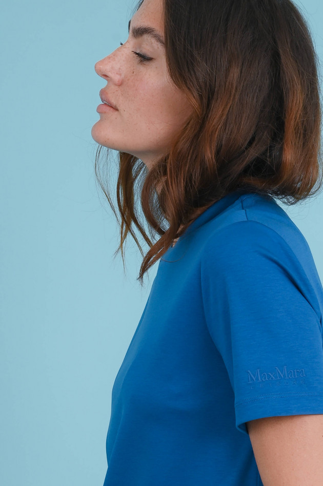Max Mara Leisure T-Shirt MONVISO in Azurblau