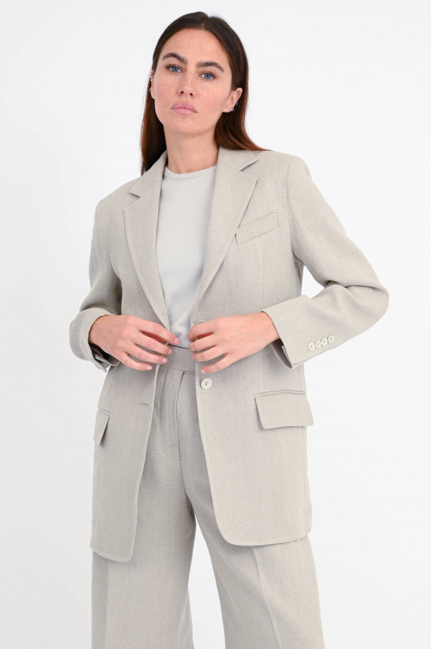 Max Mara Main Blazer ADELCHI aus Leinen in Beige