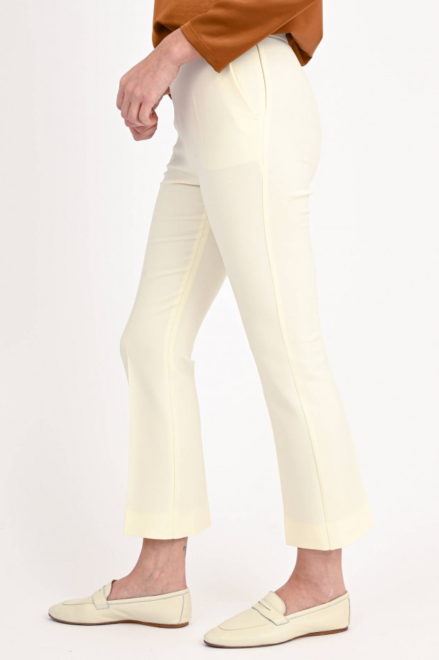 Max Mara Main Hose NEPETA aus Wolle in Creme