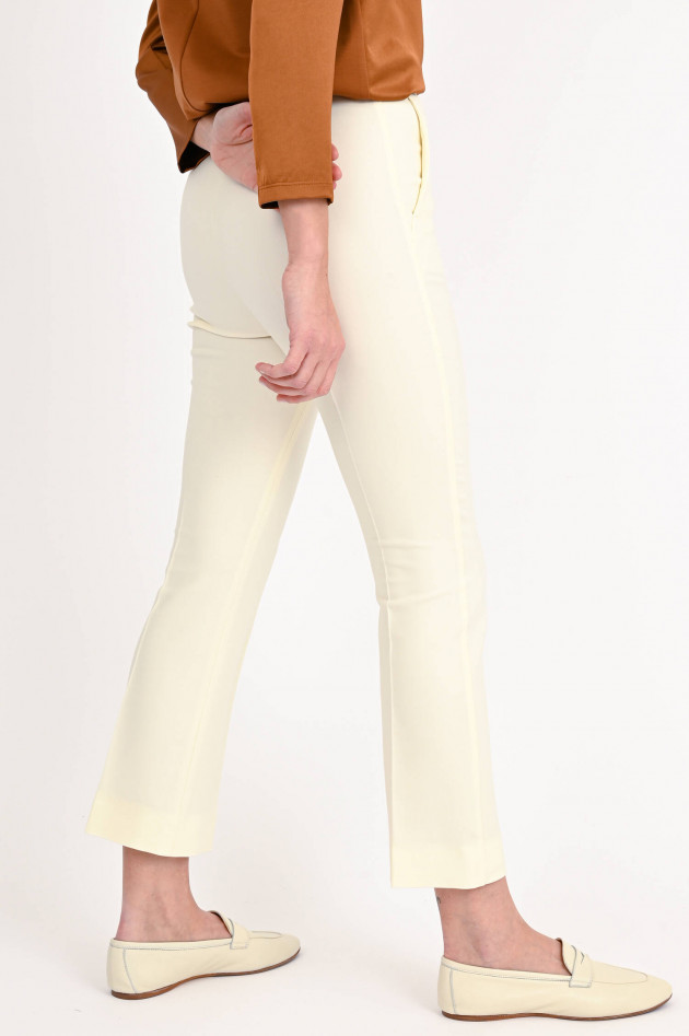 Max Mara Main Hose NEPETA aus Wolle in Creme