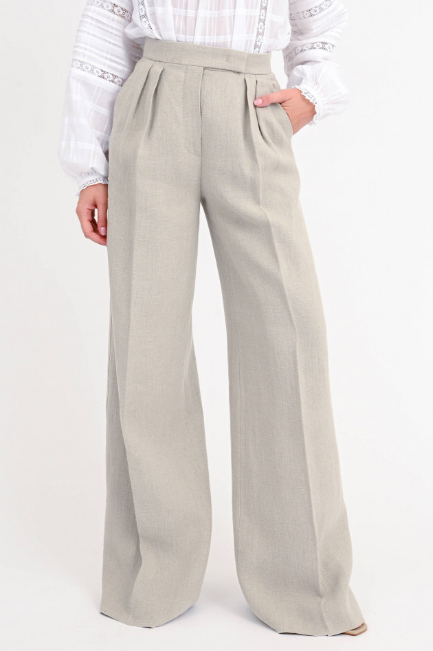 Max Mara Main Leinenhose CADEN in Beige