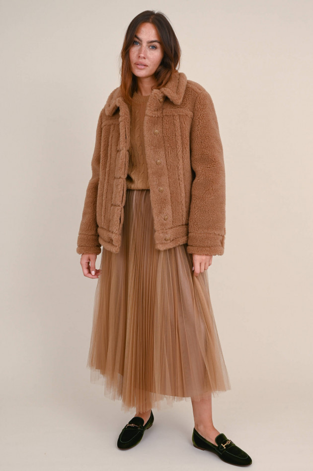 Max Mara Main Jacke TEDDINO in Braun