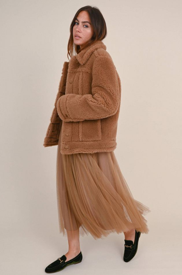 Max Mara Main Jacke TEDDINO in Braun