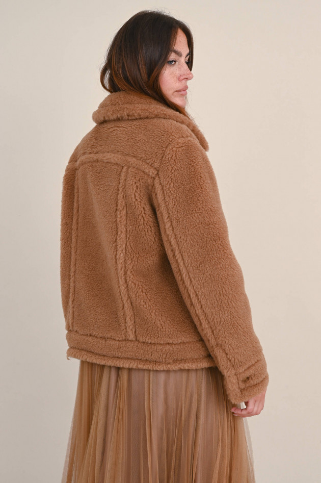 Max Mara Main Jacke TEDDINO in Braun